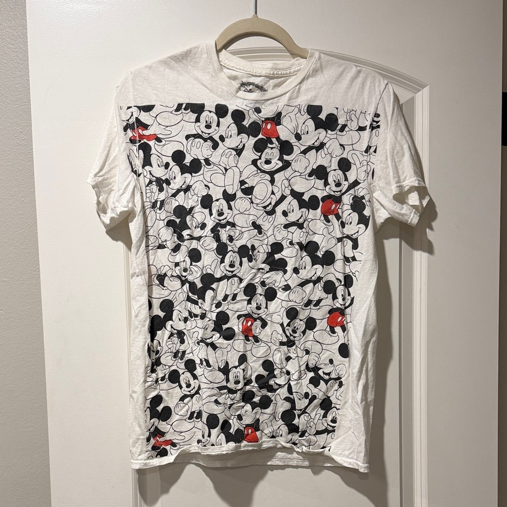 Disney White Cotton T-Shirt